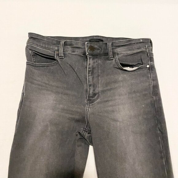 Uniqlo Womens Size 27x32 Skinny High Rise Jeans Stains - Picture 2 of 16